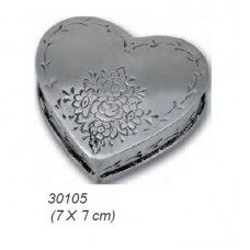 Tinnen herinneringsdoosje Hart (30105)